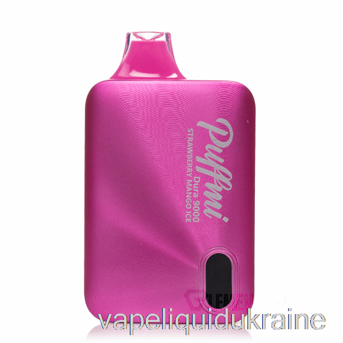 Vape Liquid Ukraine Puffmi Dura 9000 Disposable Strawberry Mango Ice